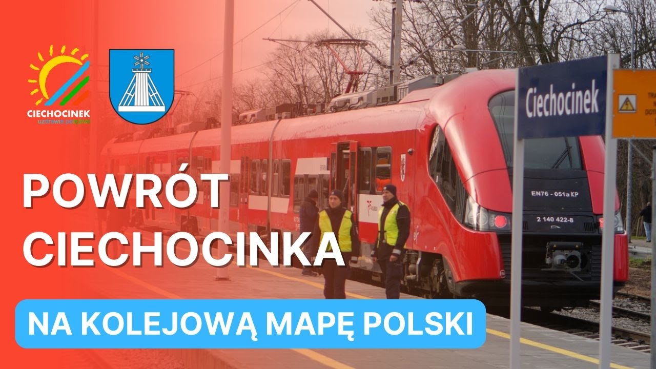 Pociągi powróciły do Ciechocinka!