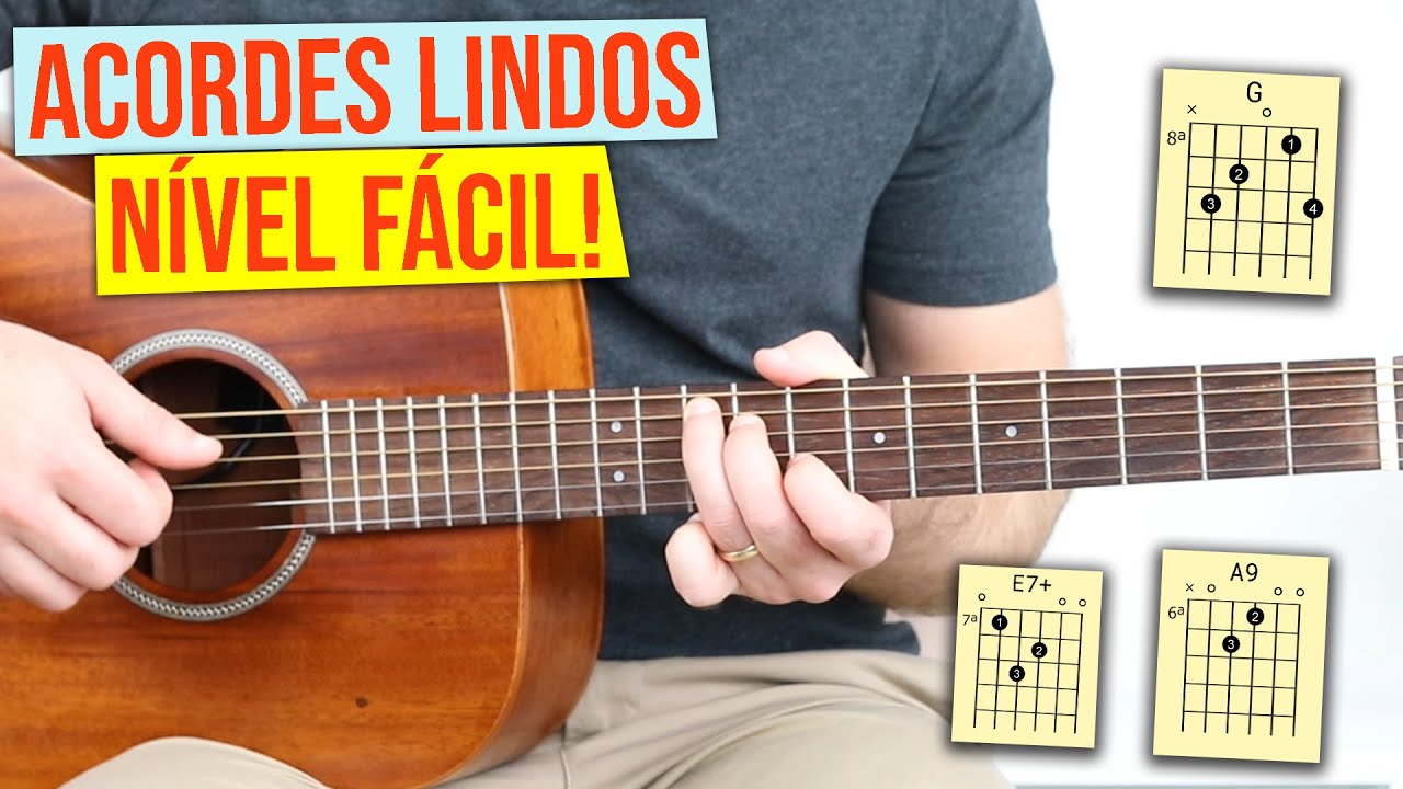 10 acordes LINDOS e FÁCEIS para você usar em qualquer música