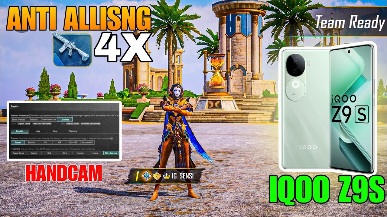 Finally FASTEST GAMEPLAY 120 FPS 🔱 iQOO Z9s 5G📈• Best Gaming Phone Under 19k?
