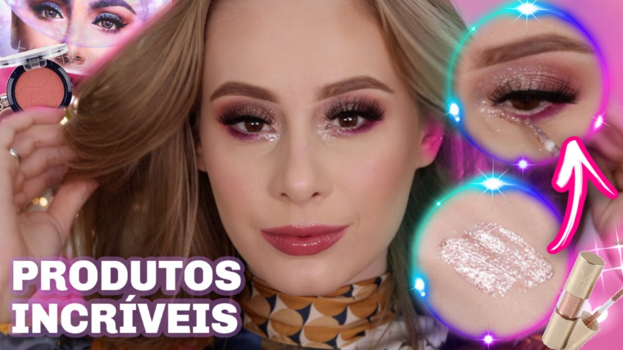 MAQUIAGEM usando produtos que me SURPREENDERAM #VEDA  | Amanda Pastore