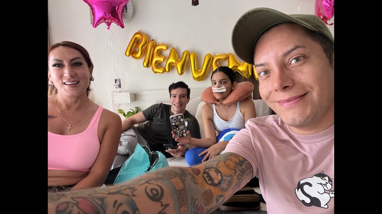 Visitando a estrella después de su nueva nariz