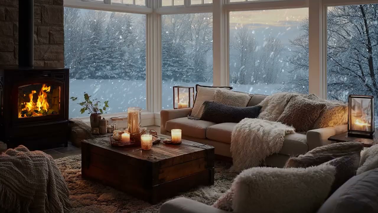 Snow Rests Upon The Silent World ☕ As Breathing Slows Into Tender Stillness