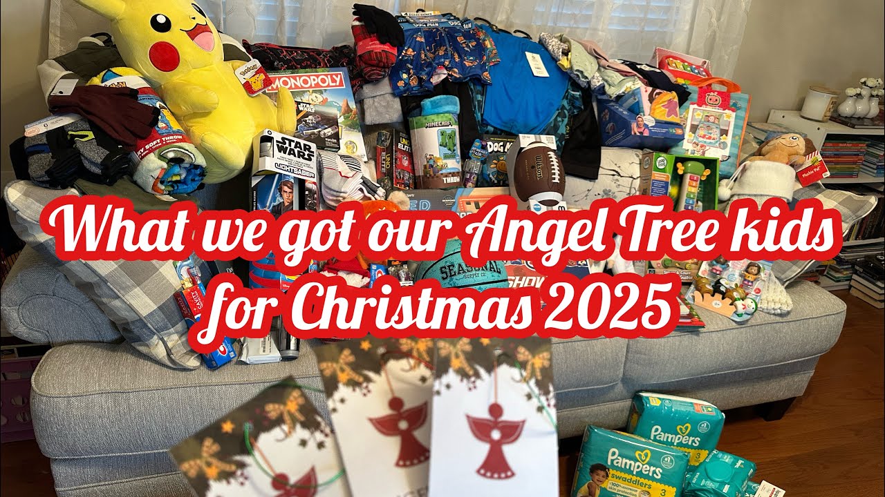 ЧТО МЫ ПОДАРИЛИ НАШИМ ДЕТЯМ НА РОЖДЕСТВО 2025 ГОДА В РАМКАХ КОМПАНИИ ANGEL TREE