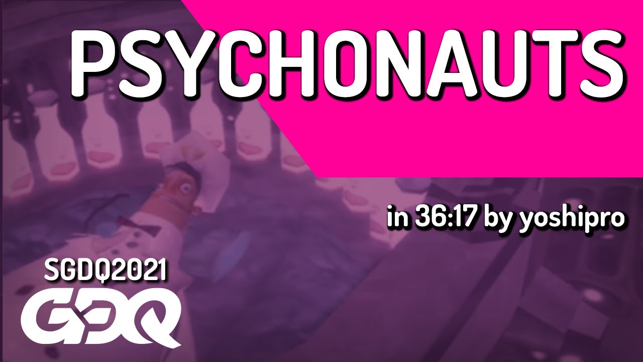 Psychonauts by yoshipro in 36:17 - Summer Games Done Quick 2021 Online