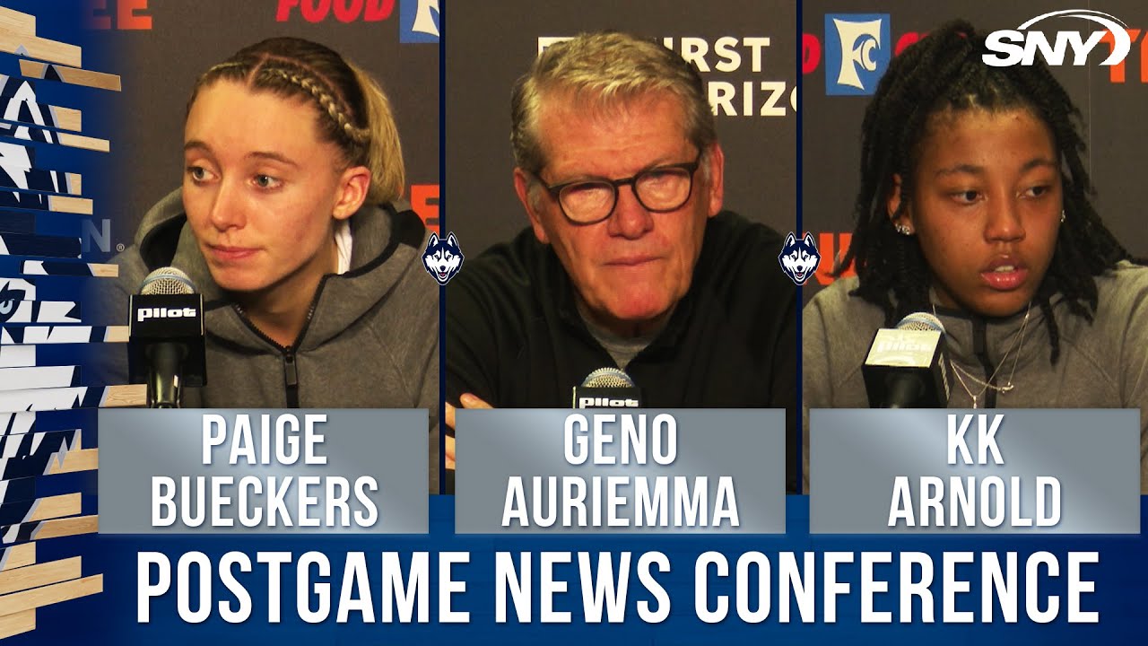 Geno Auriemma and Paige Bueckers on UConn loss to Tennessee, Bueckers on pro future | SNY