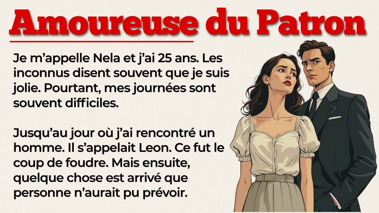 Je suis amoureuse de mon patron | Learn French with Easy Stories (A1-A2)