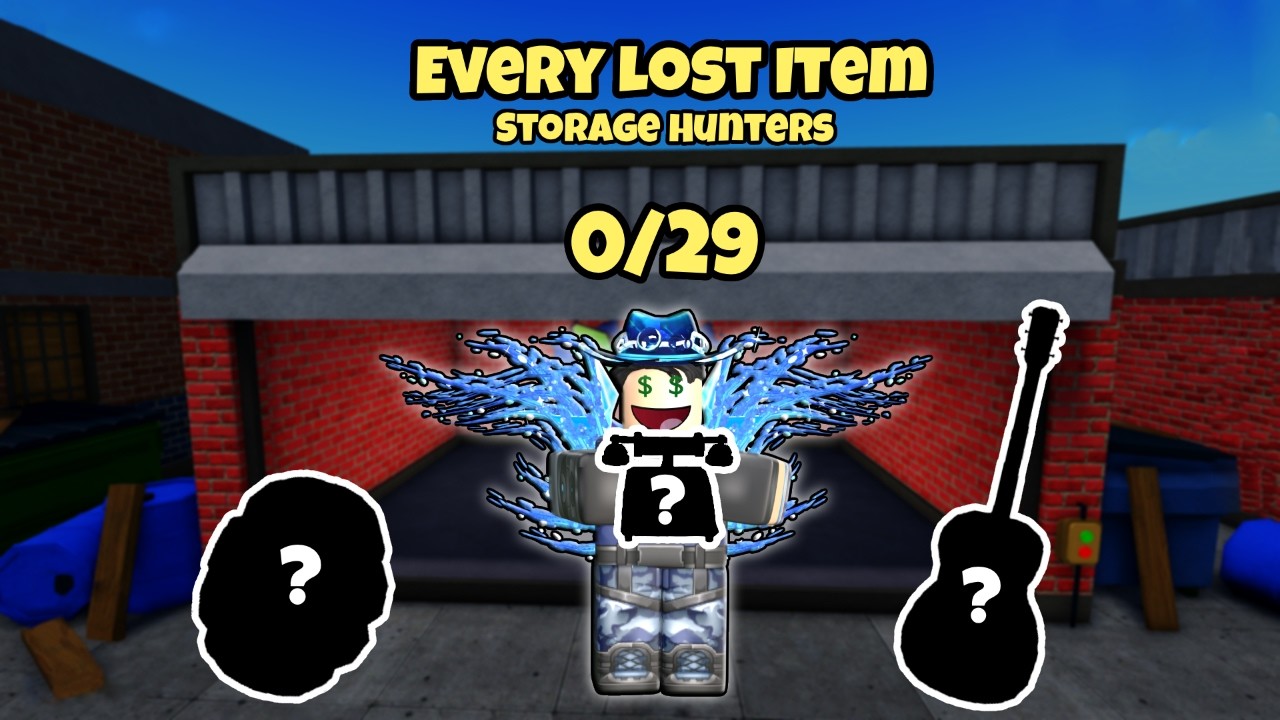 How I found EVERY Lost Item in Roblox Storage Hunters