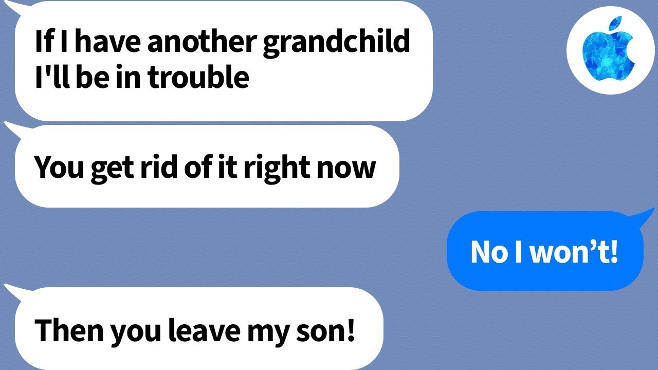 【Apple】Five years after telling me to divorce her son and get rid of the baby