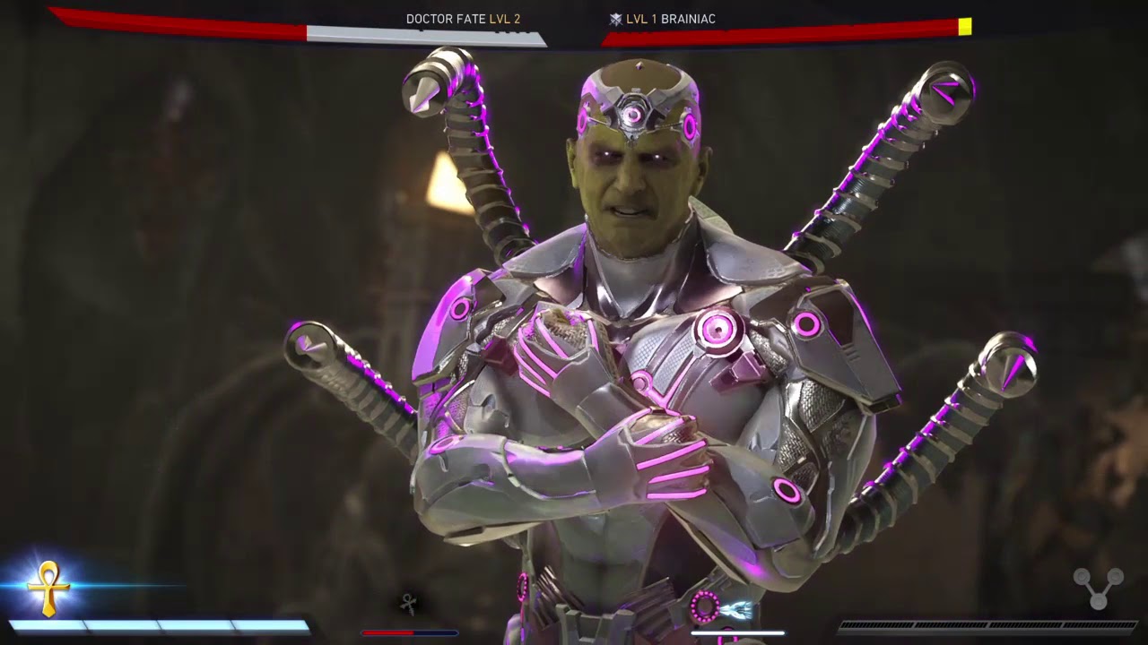 Injustice 2 Doctor Fate vs Brainiac