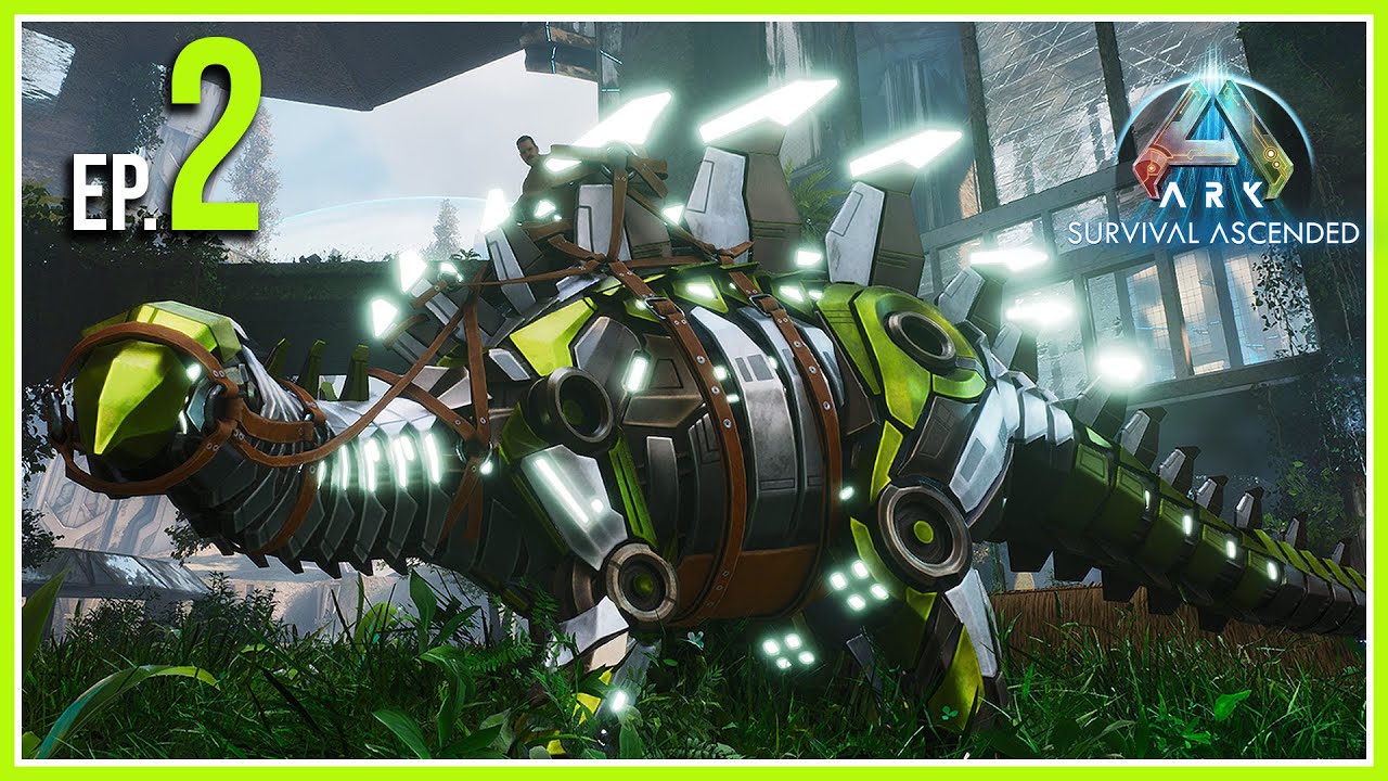 Taming a Tek Stego Before Disaster Strikes | ARK: Survival Ascended (Extinction) Ep.2