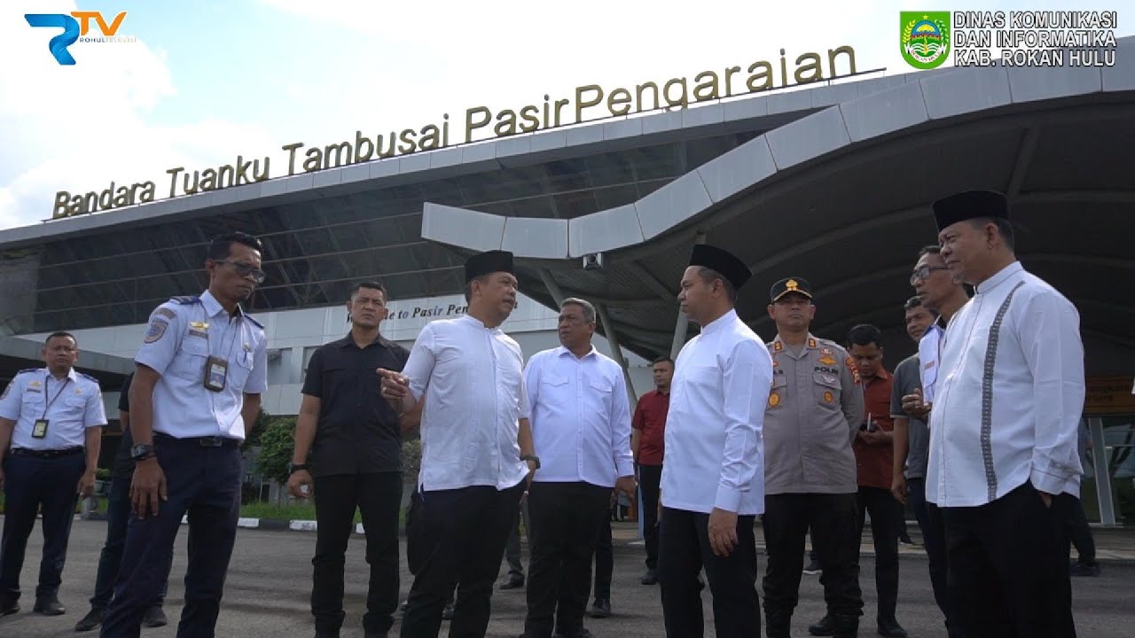 GUBERNUR RIAU  KE ROKAN HULU TINJAU INSFRASTRUKTUR