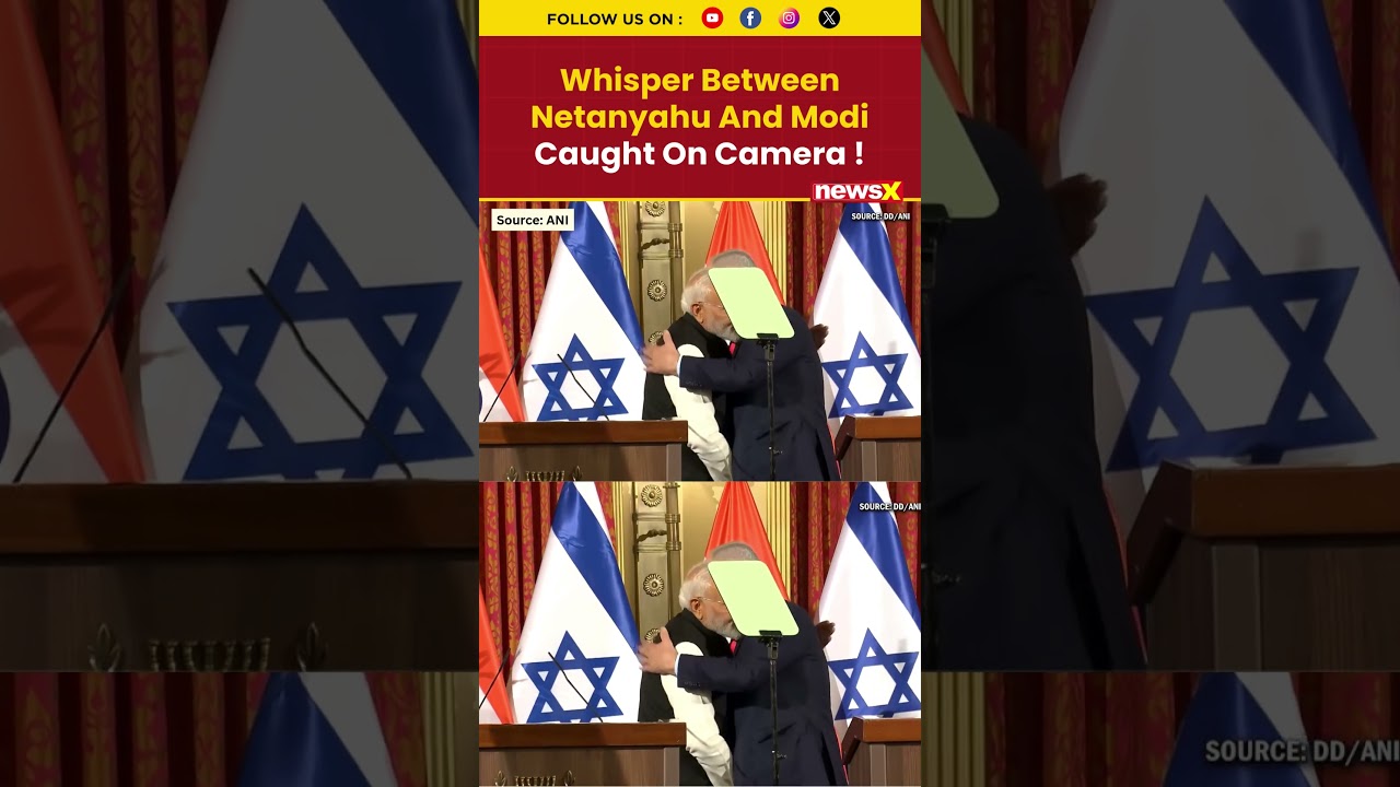 Modi&rsquo;s Reaction To Netanyahu&rsquo;s Secret Words Goes Viral Online Instantly | #pmmodi #netanyahu #viral