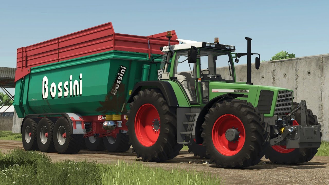 Farming Simulator 25 | Fendt Favorit 824 Turboshift + Dumper Bossini 6 m