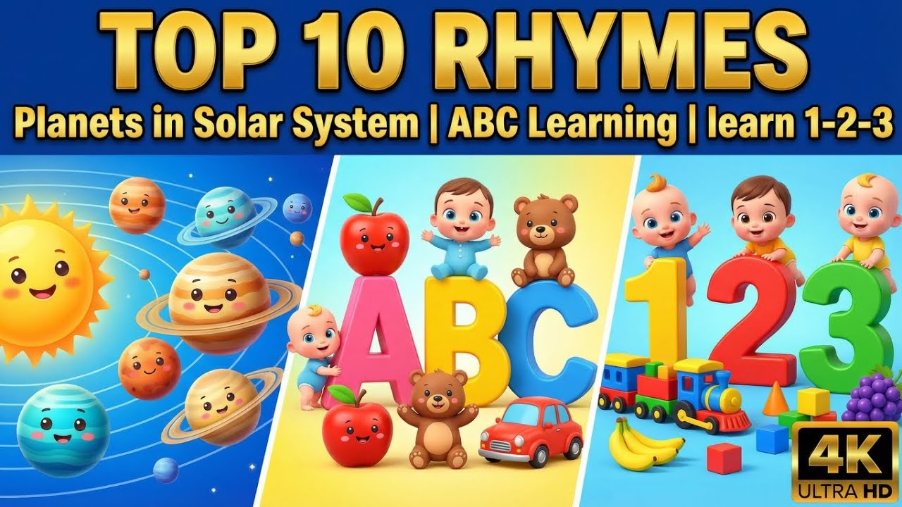 Top 10 kids rhymes | kids 40 minutes non stop rhymes 