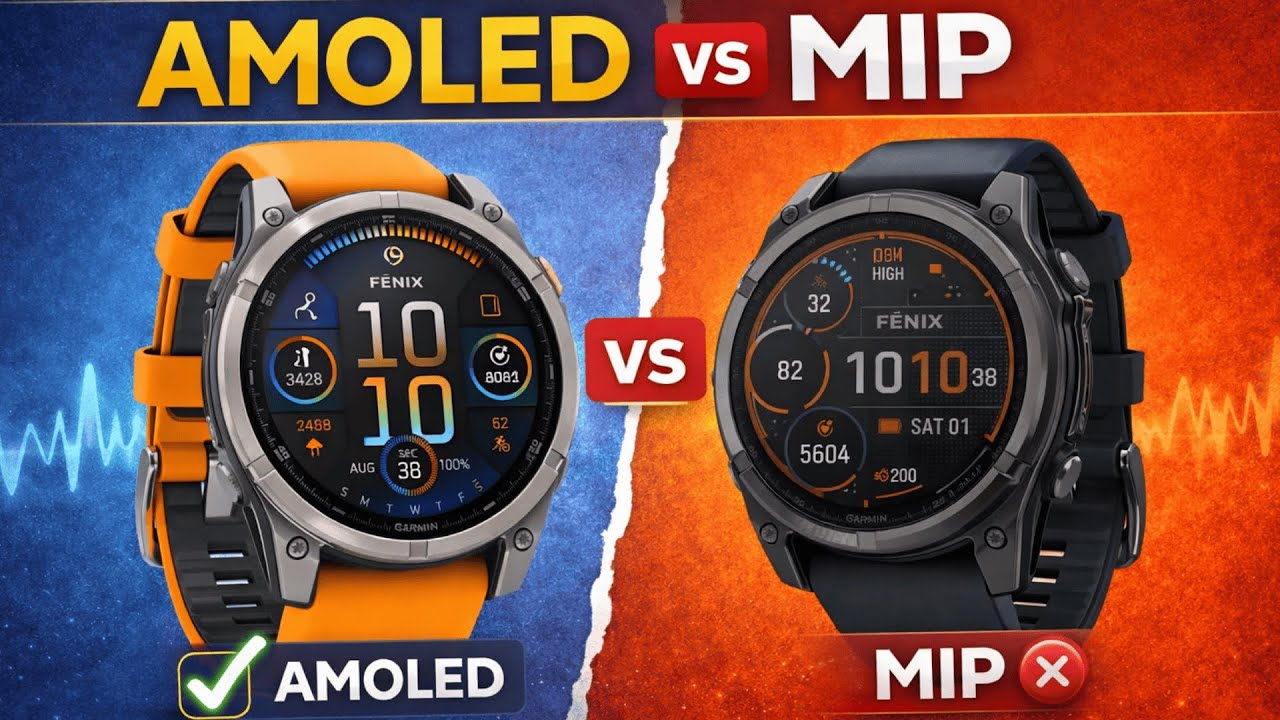 AMOLED против MIP-дисплеев умных часов