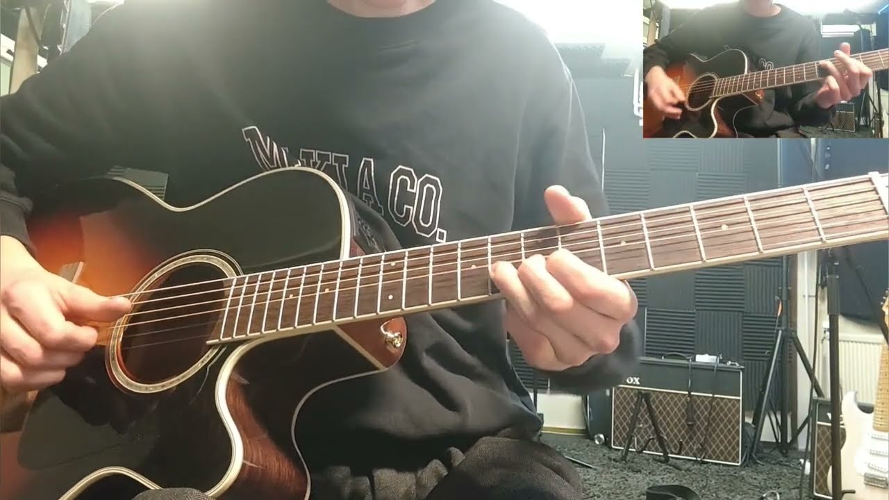 Dire Straits - Sultans Of Swing Solo - Acoustic Guitar Cover