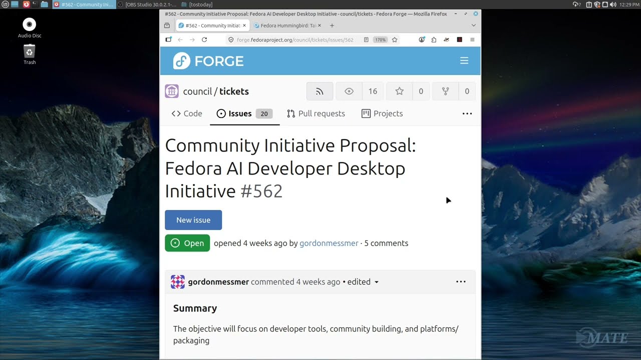 Fedora Linux Блоки A I.