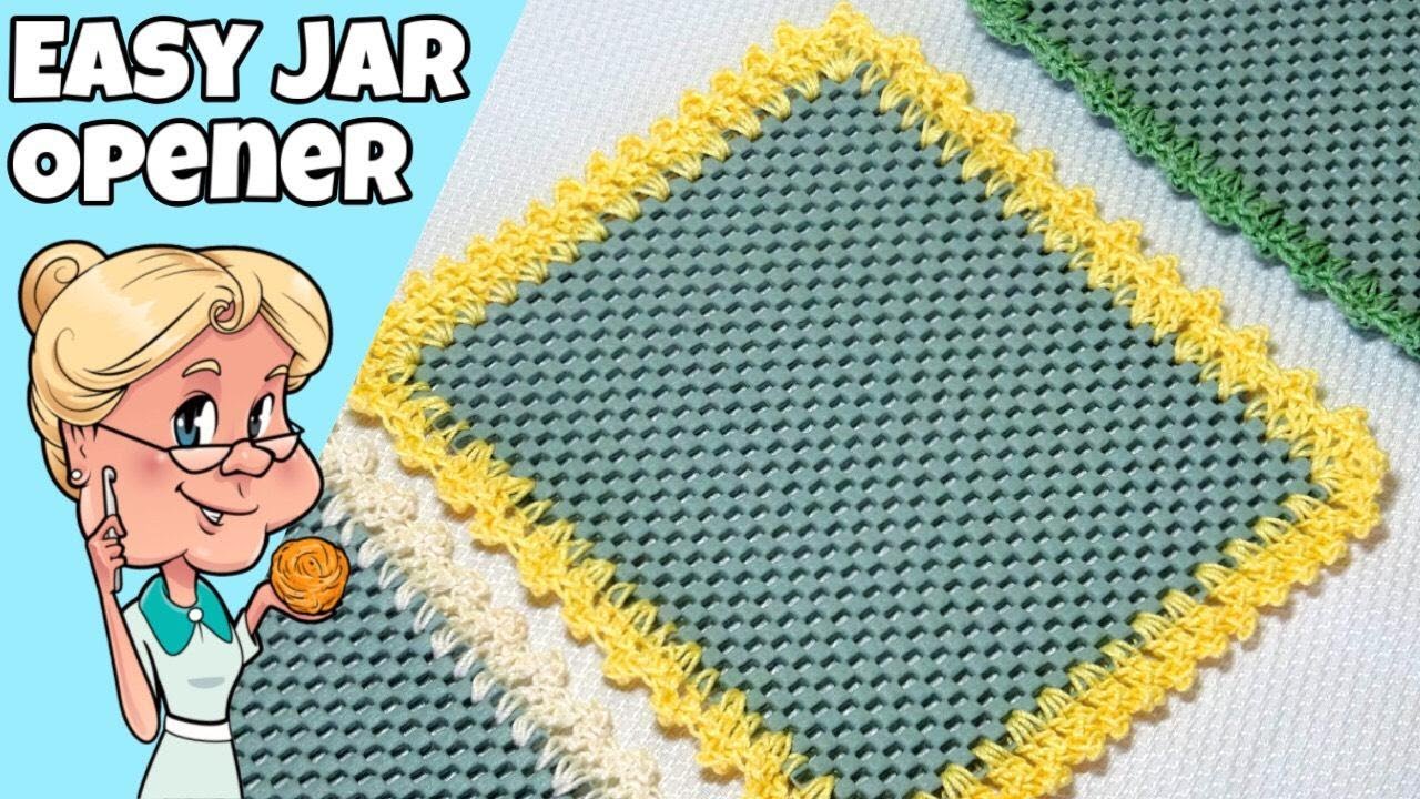 Craft Show Favorite - Jar Opener Crochet Tutorial - EASY