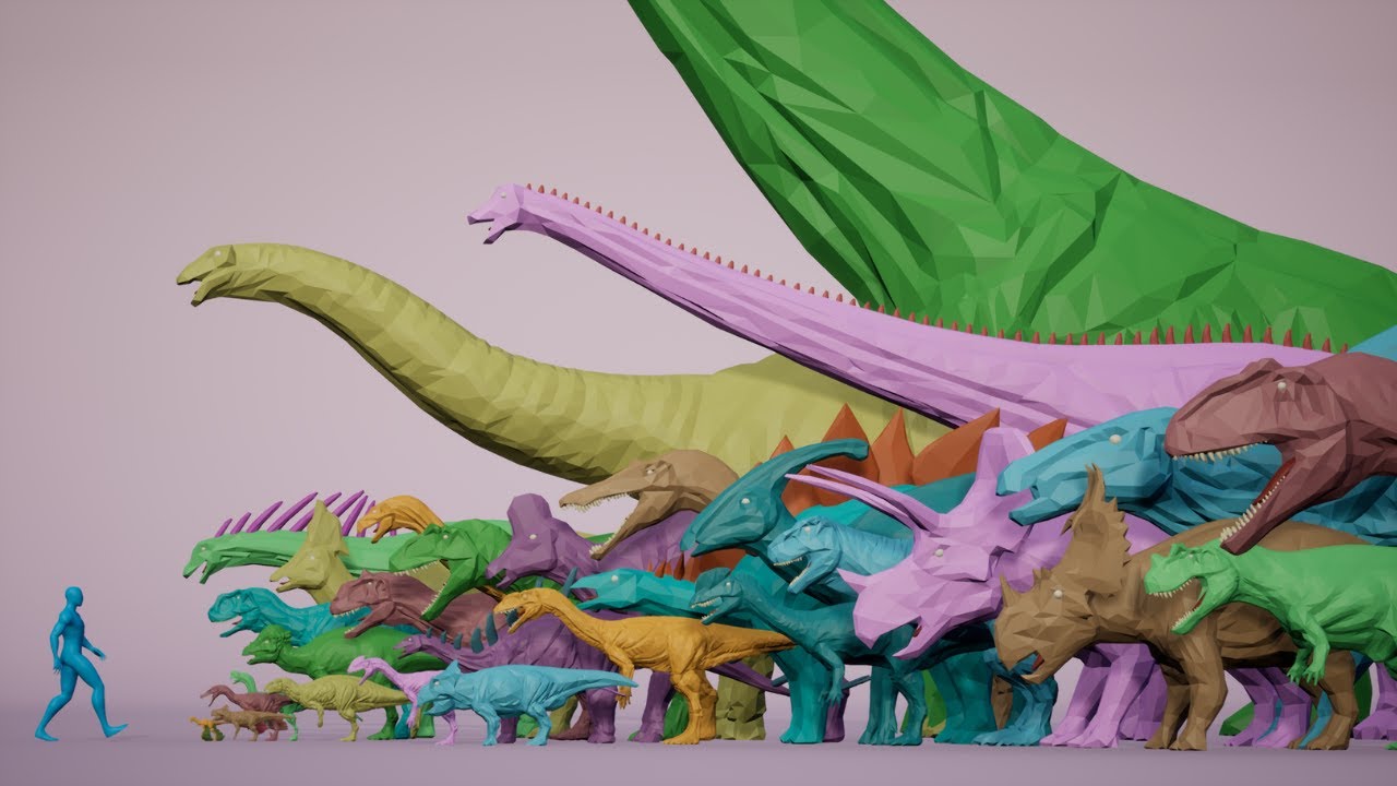 How Big Were Dinosaurs? | 3D Size Comparison
