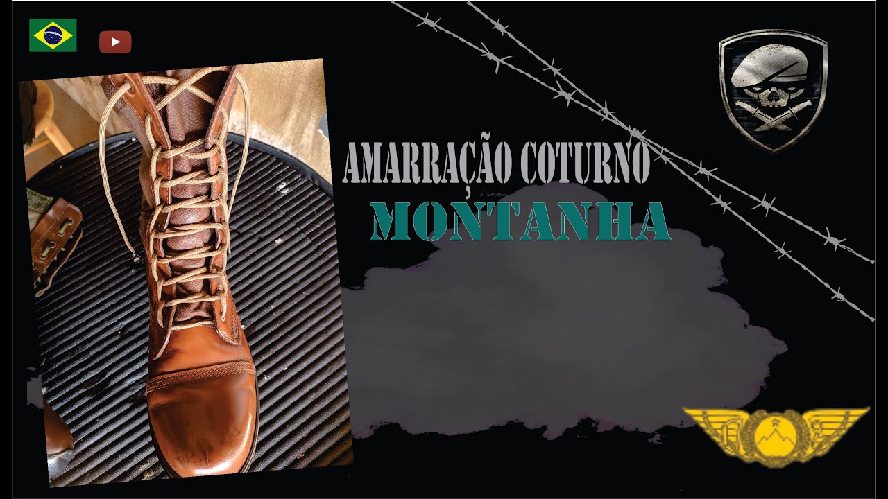Amarração de Coturno - Montanha 01