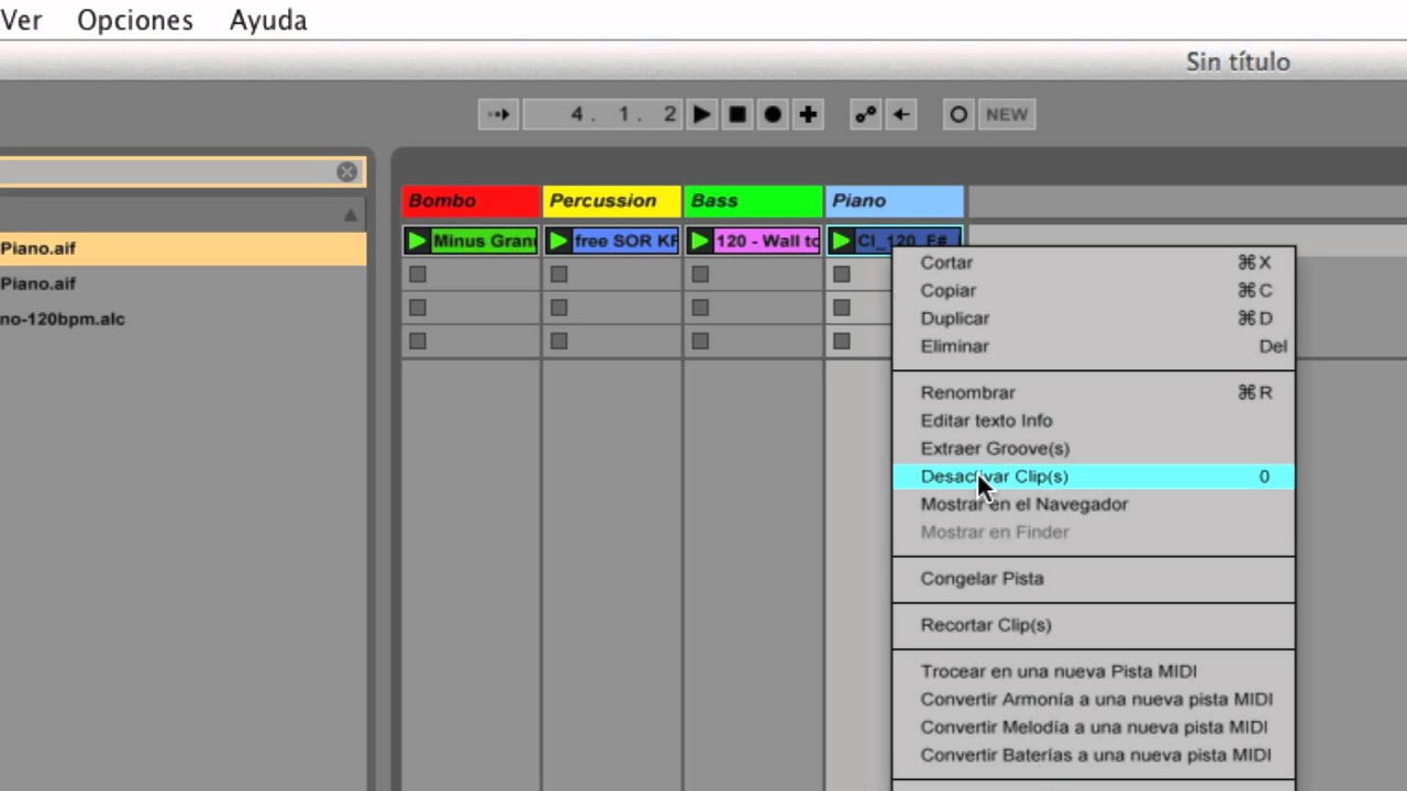 Ableton Live - Tutorial 03 : Trabajar con loops