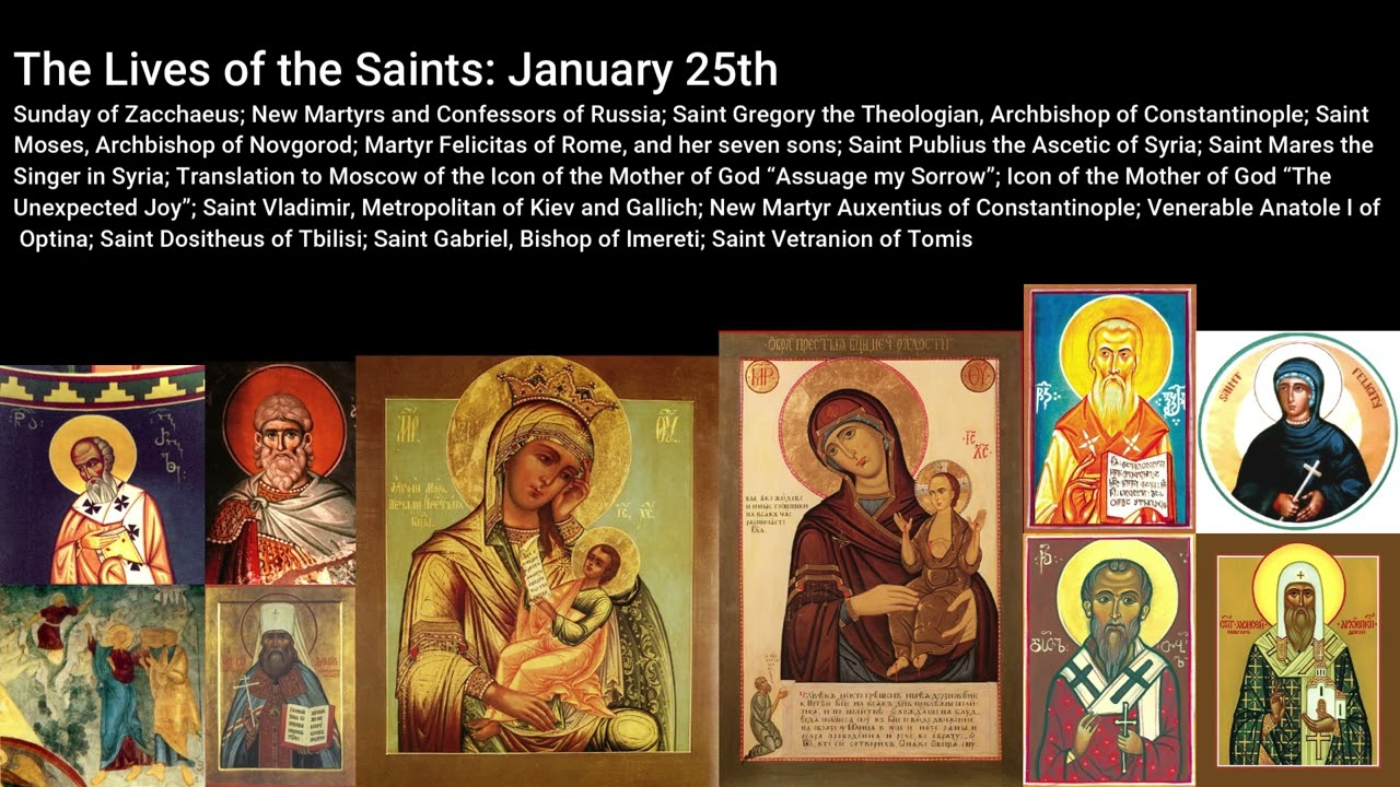 The Lives of the Saints - January 25th