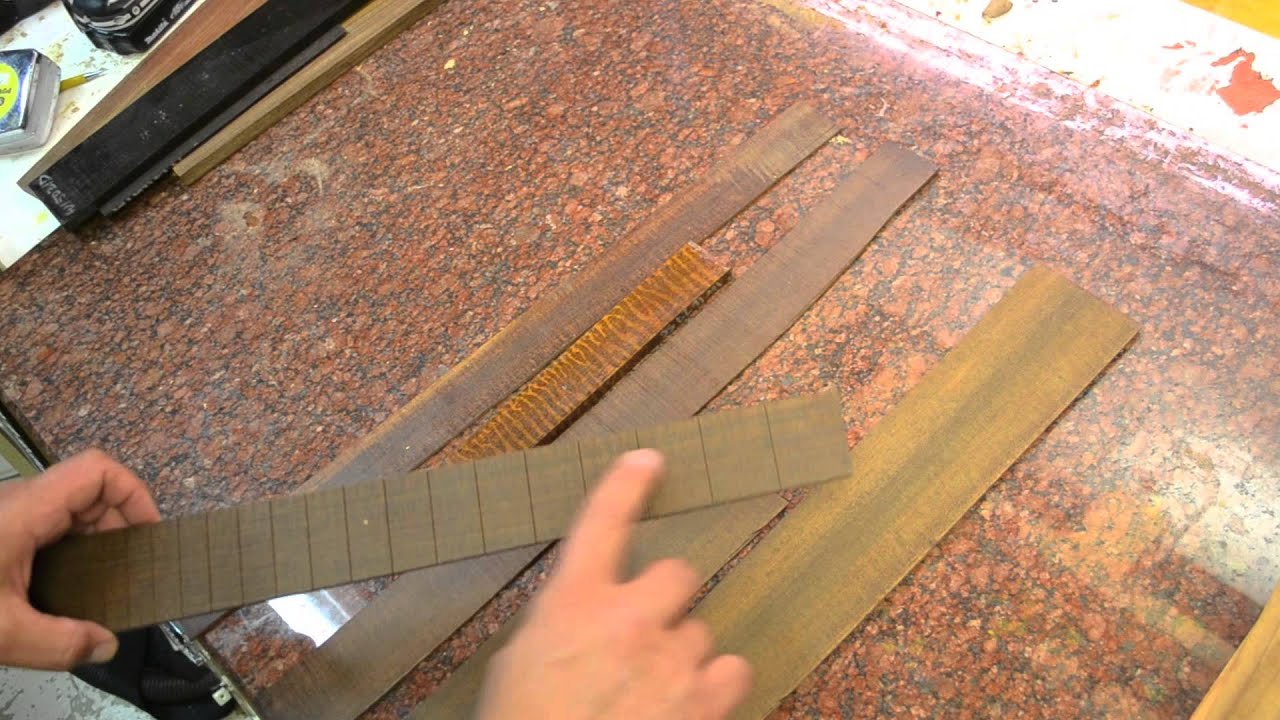 Luthier Wood Review:  Snakewood for guitar Fretboard inlay tonewood
