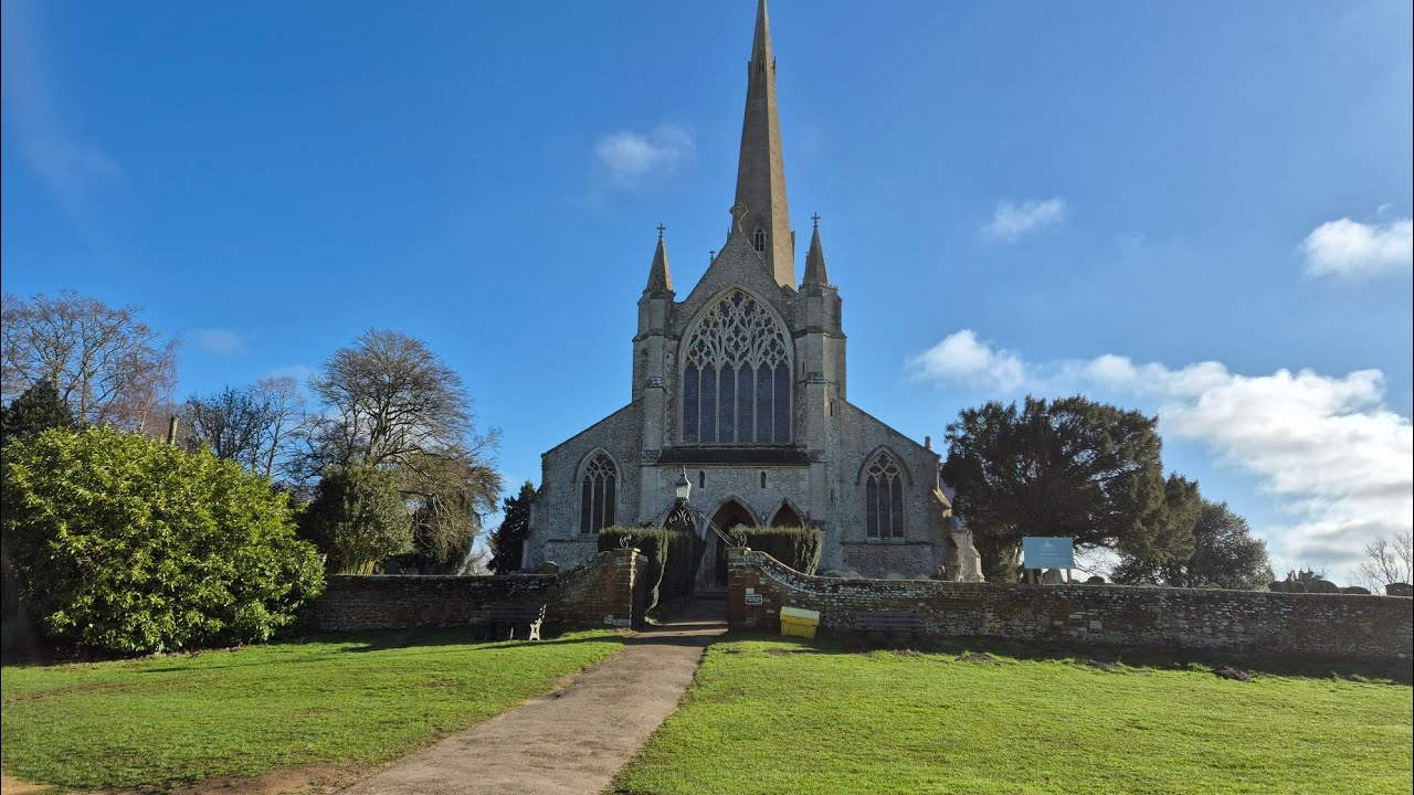 Saint Mary's Church Snettisham Norfolk England.