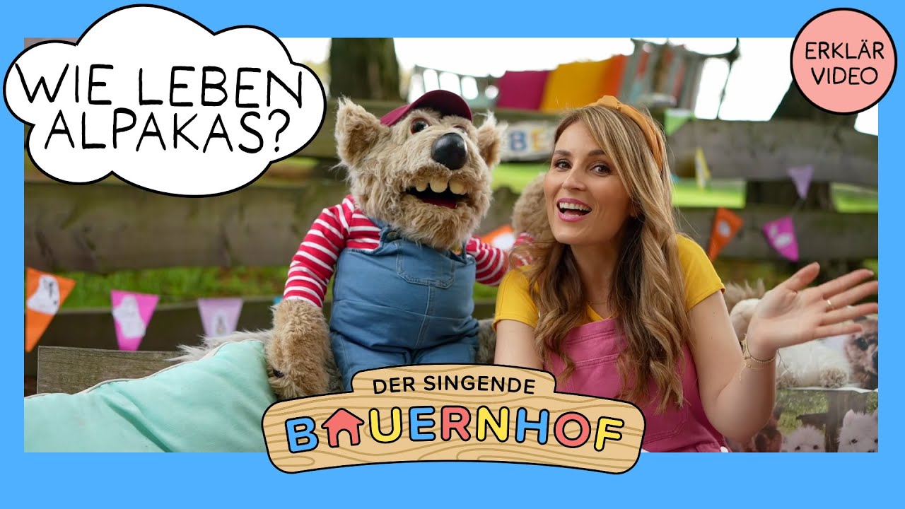Wie leben Alpakas? (Sarah & Otti Stubs erklären die Bauernhof-Welt - Teil 3)
