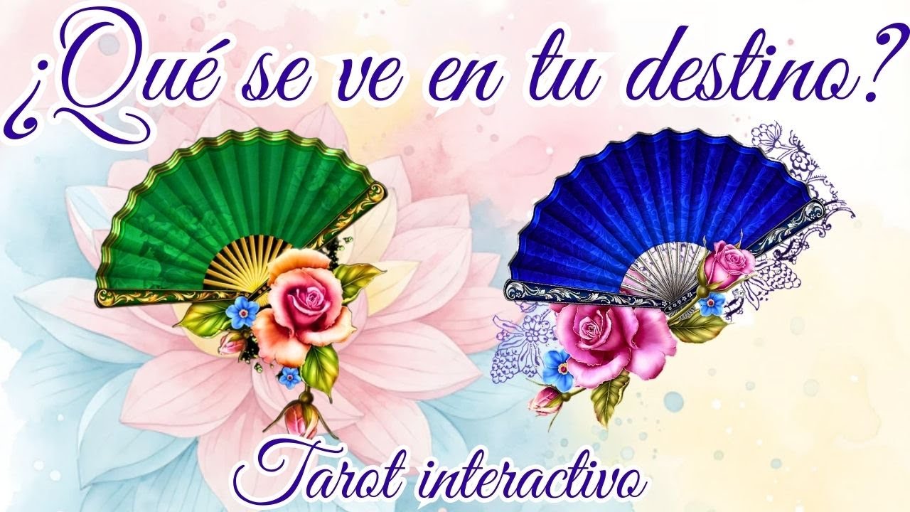 ¿QUÉ SE VE EN TU DESTINO?✨TAROT INTERACTIVO