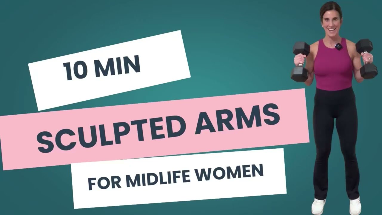 10 Minute Arm Sculpt Workout for Women Over 40 | Build Muscle & Burn Fat
