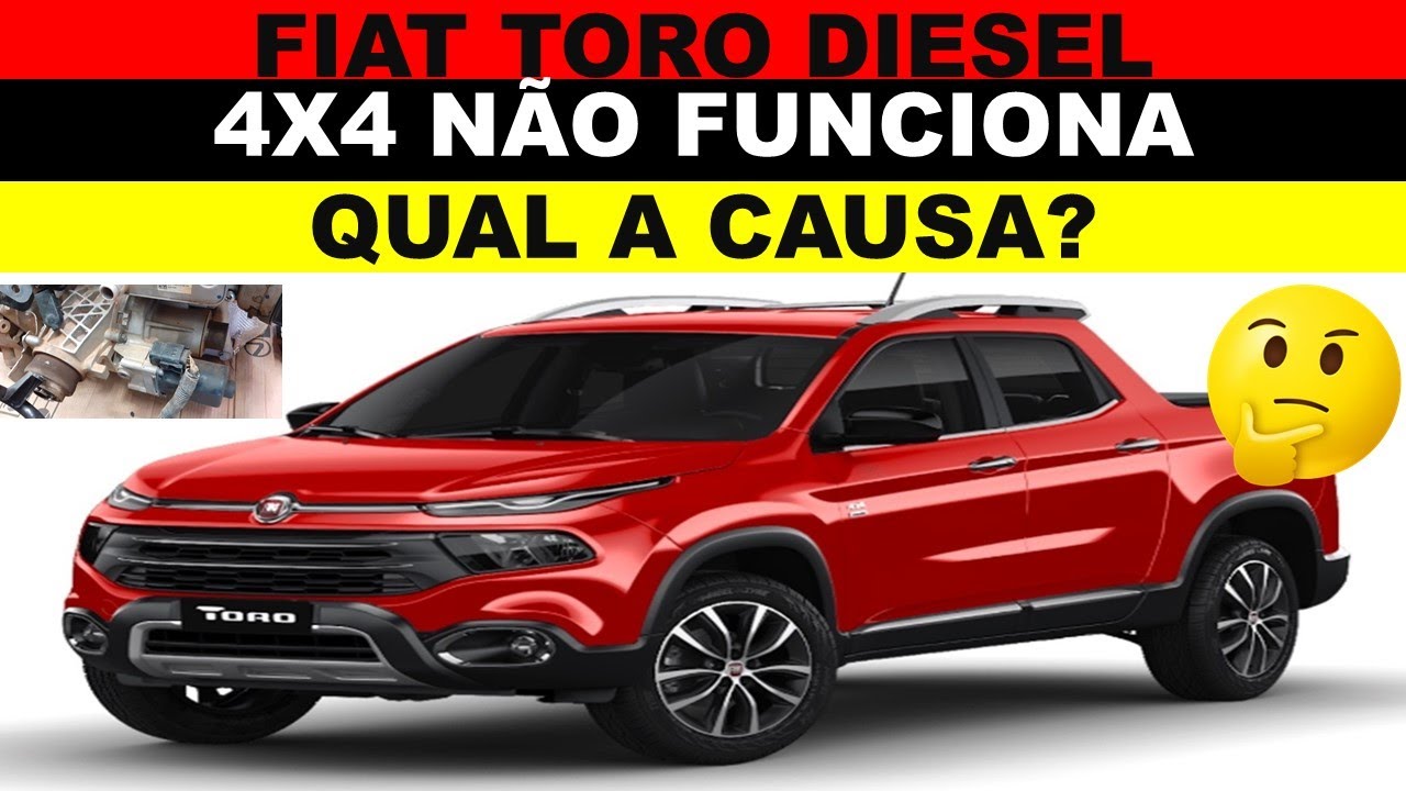 Fiat Toro diesel 4x4 não funciona, qual a causa? Caixa de transferência do câmbio.