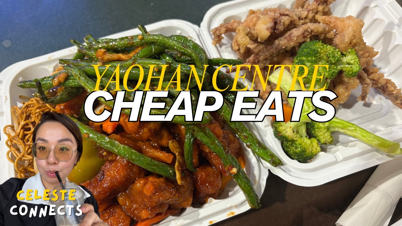Trying new Asian food at Yaohan in Richmond, Canada - Cheap eats