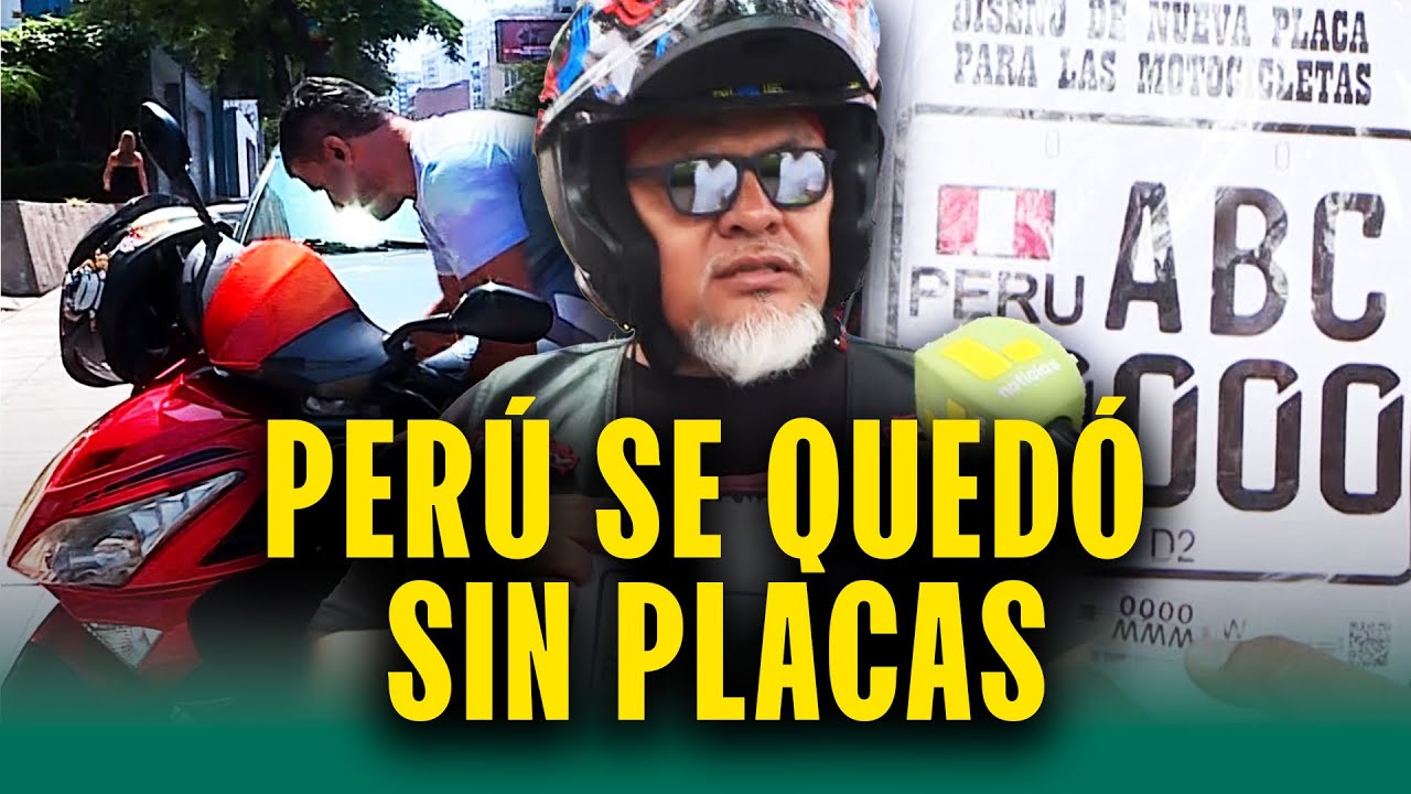 Miles de motos se quedan sin placas por desabastecimiento