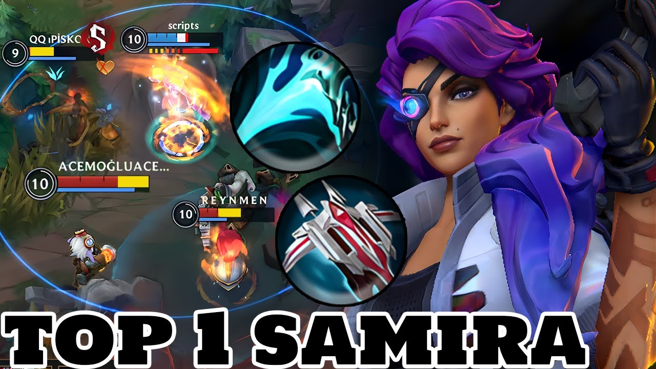 Wild Rift Samira - Top 1 Samira Gameplay (Samira Main) Rank Season 9
