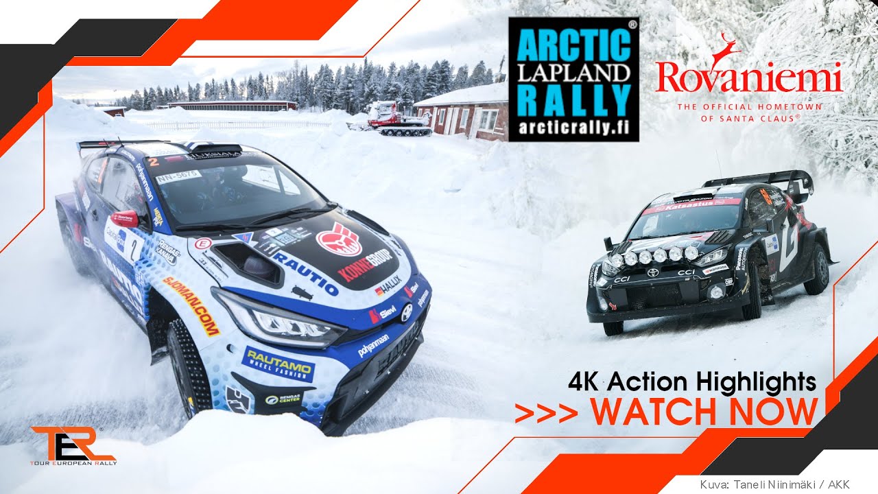 60th Arctic Lapland Rally 2025 - Action Highlights 4K