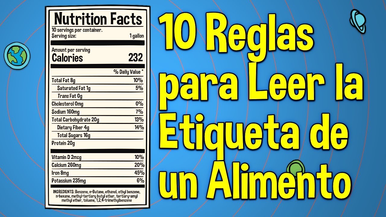 10 Reglas Para Leer La Etiqueta de un Alimento