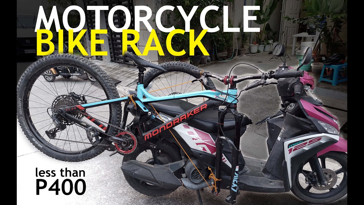 BIKE RACK sa MOTOR  |  Madali lang gawin at mura lang