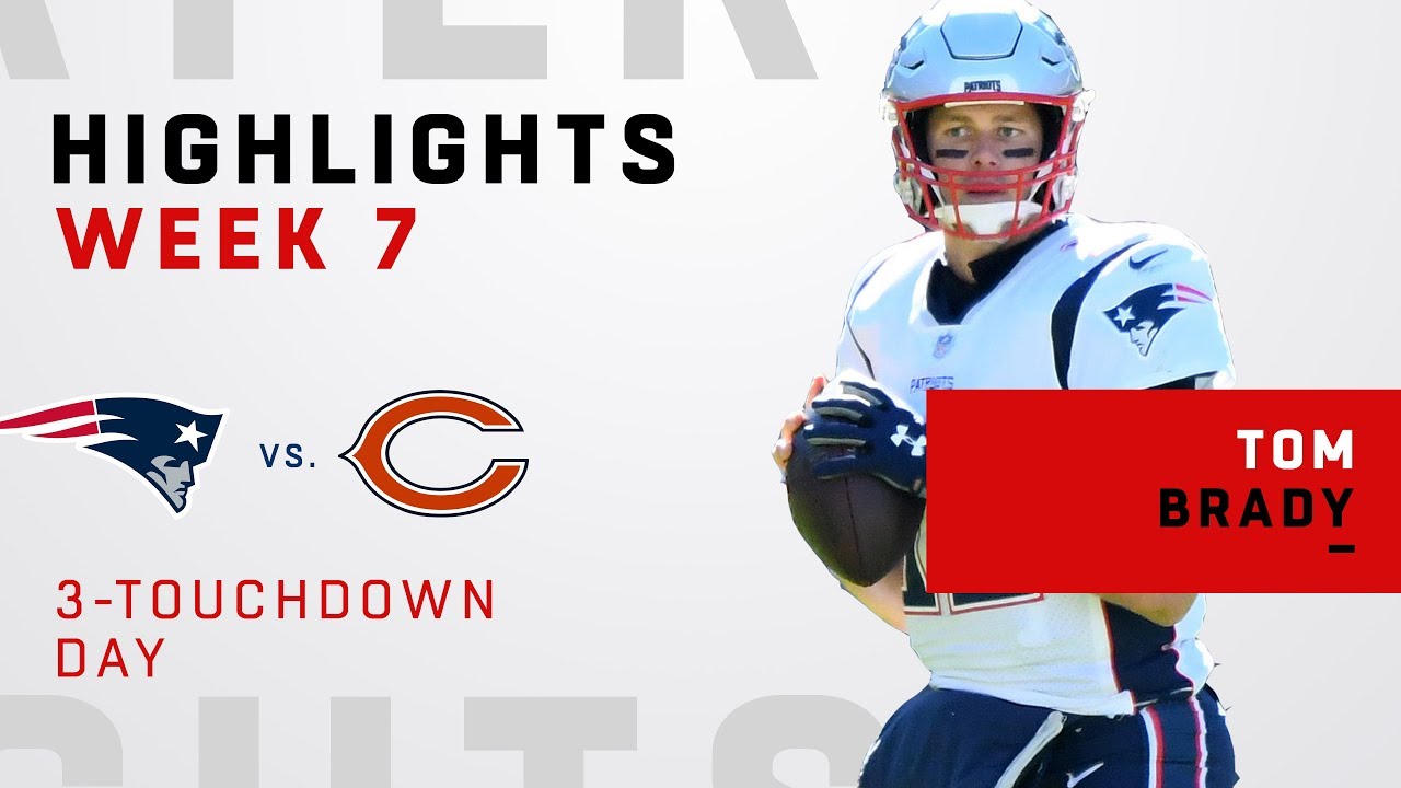 Tom Brady's Triple-TD Day vs. Bears
