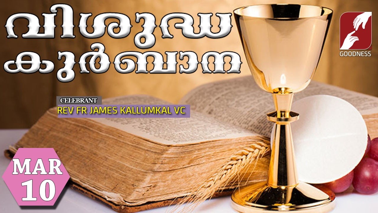 HOLY MASS LIVE @ 6 AM, 10-MAR-2026|FR JAMES KALLUMKAL VC|MALAYALAM QURBANA|TODAY MASS|GOODNESS TV