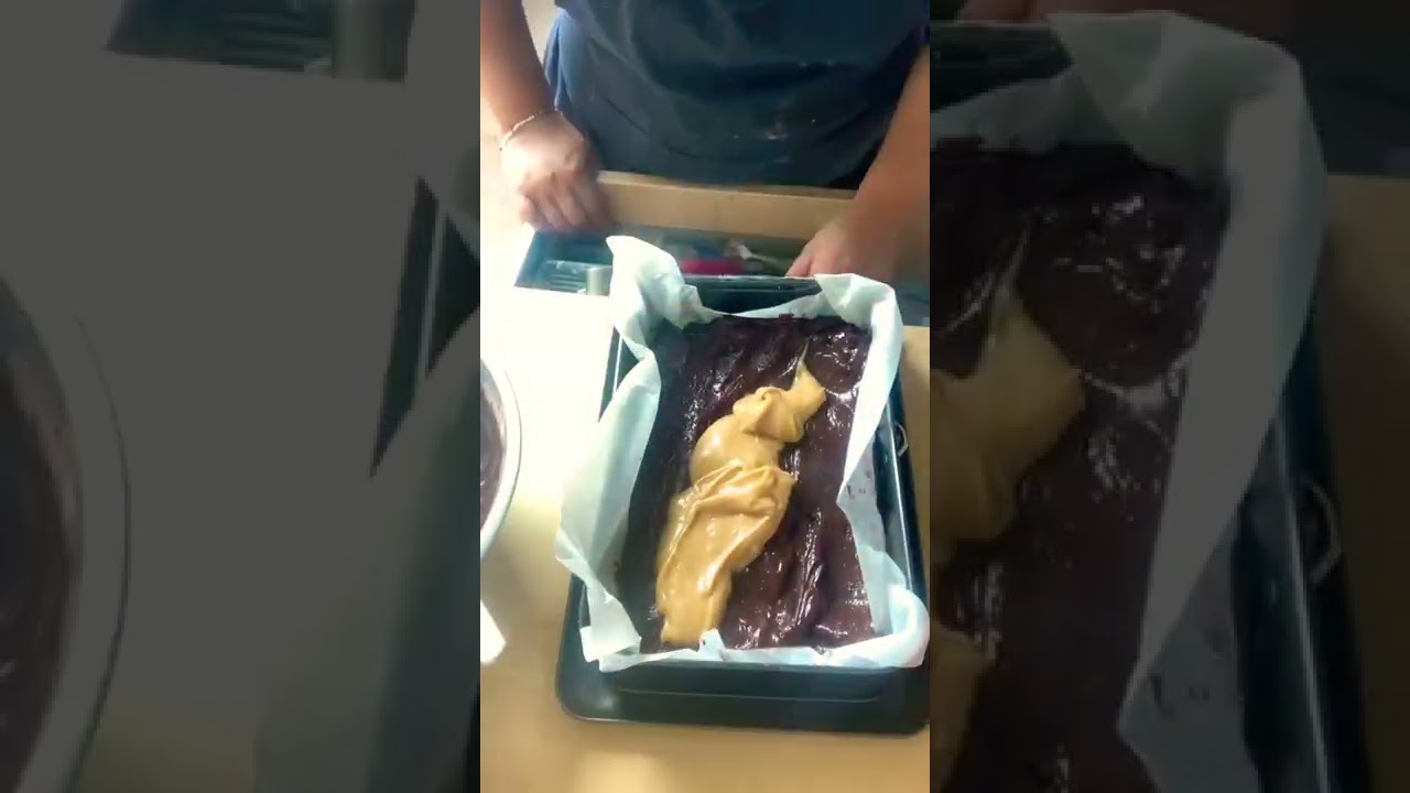 brownie rellenos de dulce de leche
