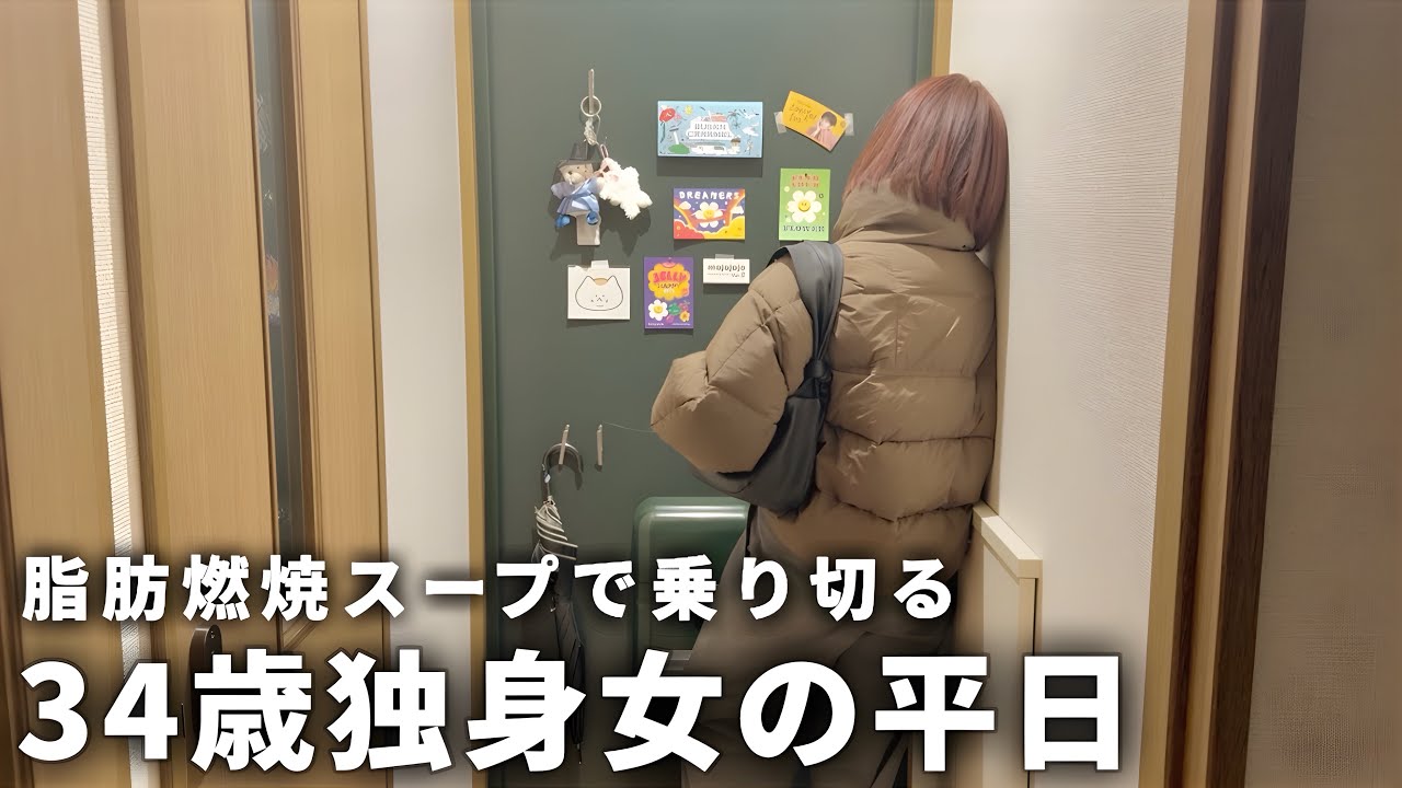 【手取り19万】34歳独身女の平日 | 楽して痩せたい！！【一人暮らし】