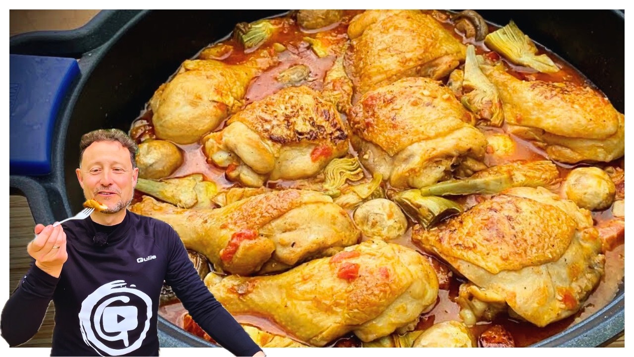 Pollo Guisado que se Deshace | Receta Casera- GUILLE RODRIGUEZ