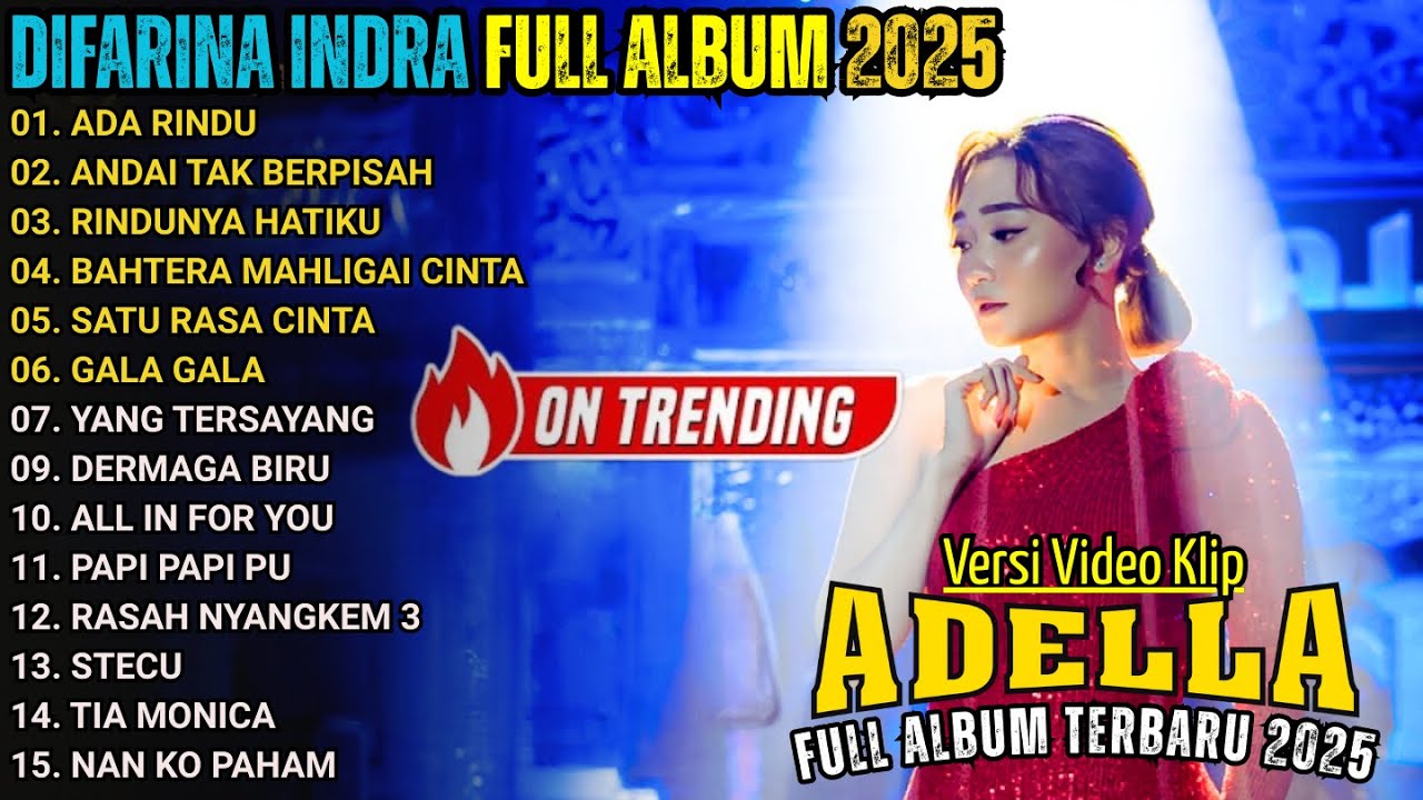 ADA RINDU - ANDAI TAK BERPISAH - RINDUNYA HATIKU - DIFARINA INDRA FULL ALBUM TERBARU 2025