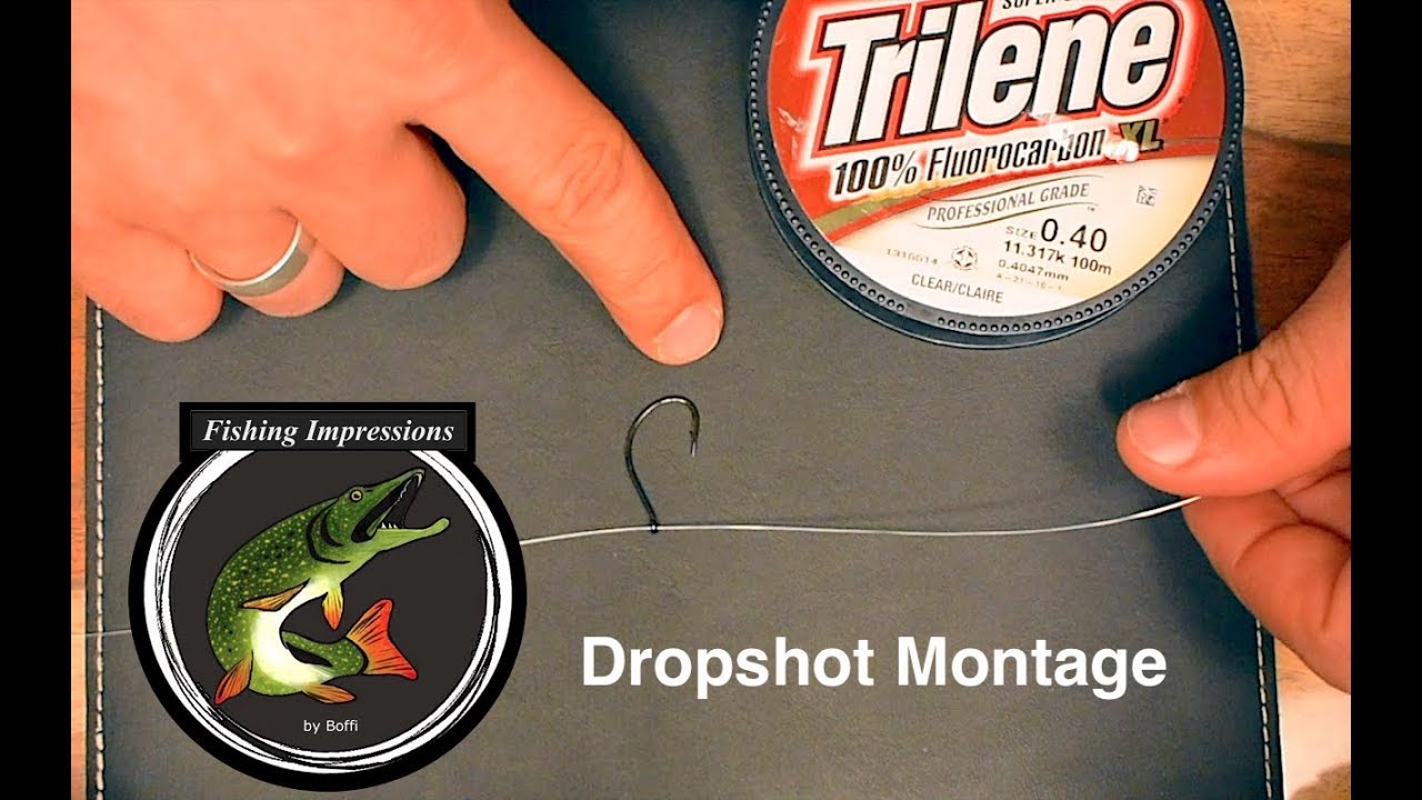 Die Dropshot Montage binden - auch hechtsicher!