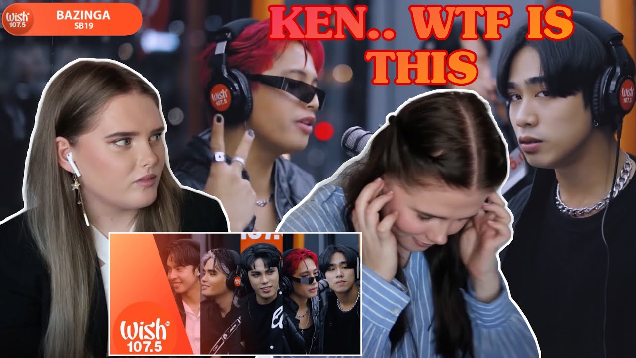 Triplets REACTS to SB19 performs “Bazinga” LIVE on Wish 107.5 Bus!! [What the actual fxxx....]