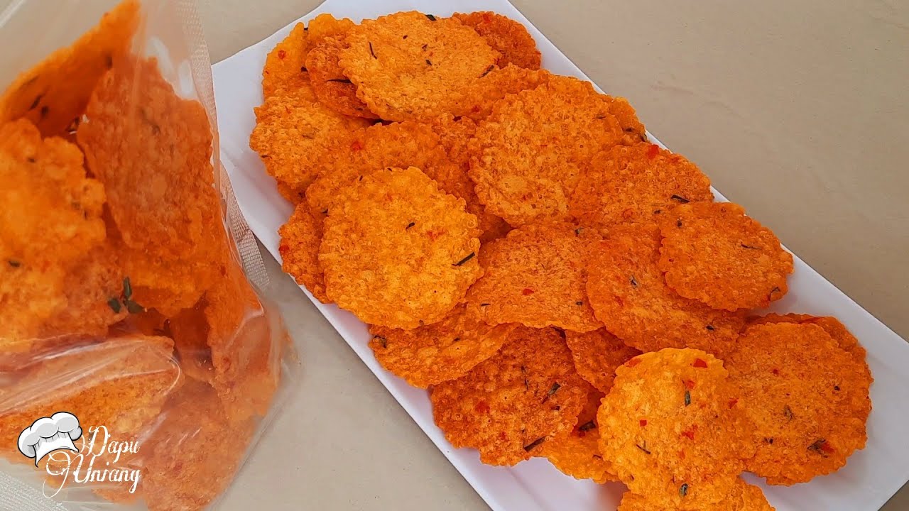 Nasi Sisa Semalam Jangan Dibuang! Dibikin Cemilan Enak Ini Saja, Dijamin Ketagihan || keripik nasi