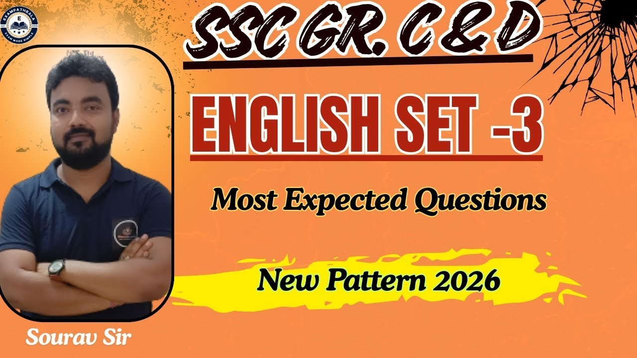 WBSSC English Mock Test | Most Expected Questions | New Pattern 2026