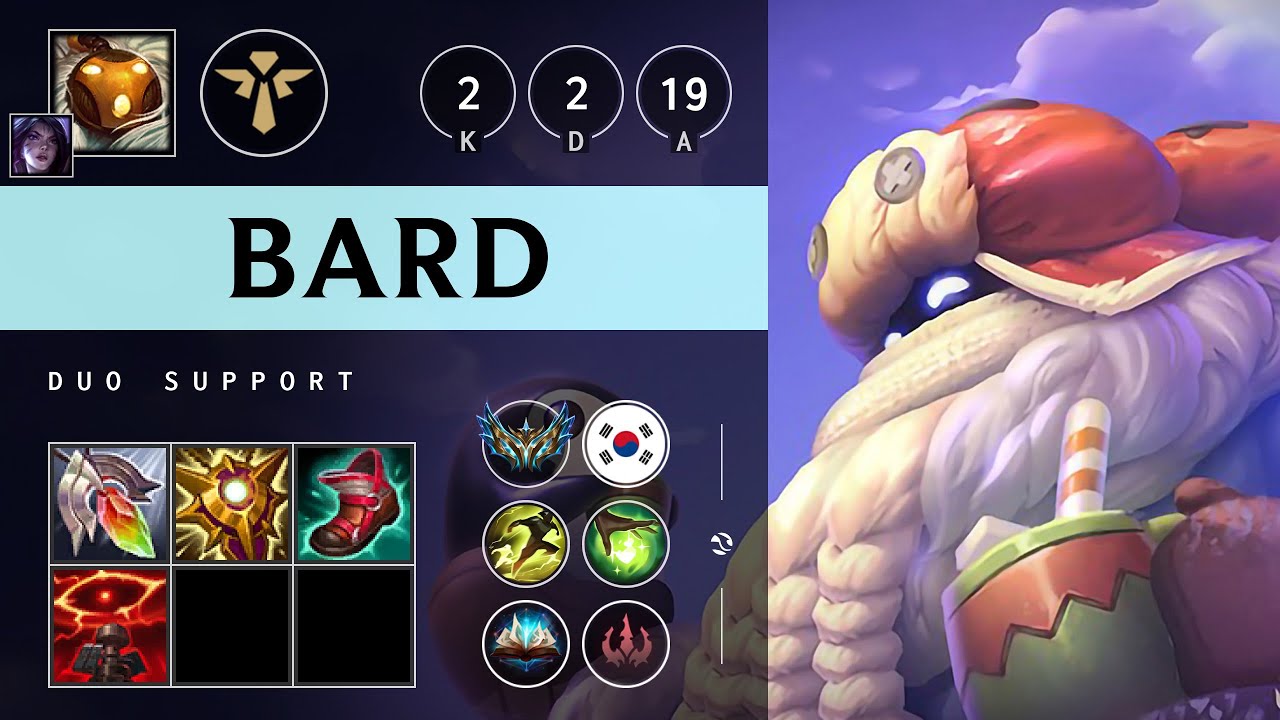 Bard Support vs Karma - KR Challenger Patch 25.15