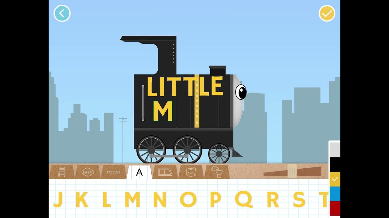 Little man (big boy parody) in Labo Brick Train